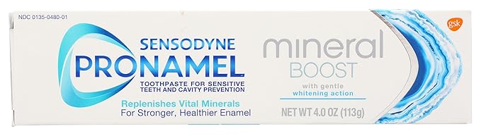 Sensodyne Pronamel Mineral Boost Whitening Toothpaste for Sensitive Teeth, 4 oz