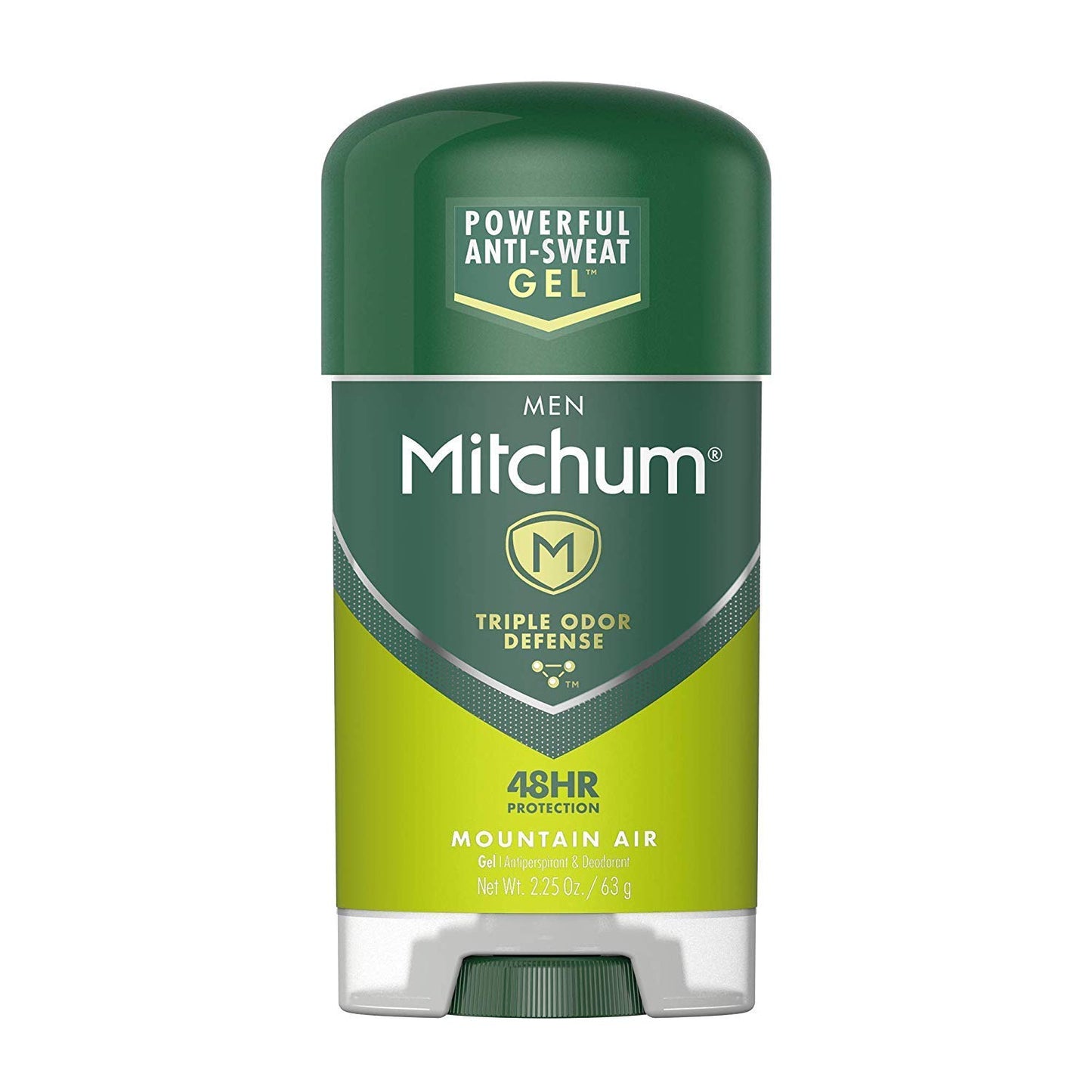 Mitchum Power Gel Anti-Perspirant and Deodorant, Mountain Air Scent, 2.25 oz (63g) – Pack of 6