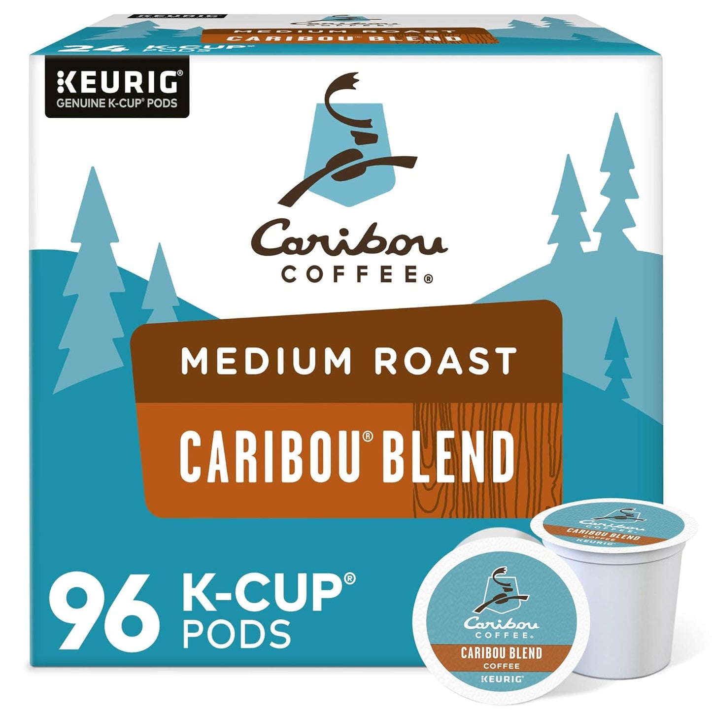 Serve Keurig K-Cup Pods Medium Roast Coffee, 24 Count, Pack of 4