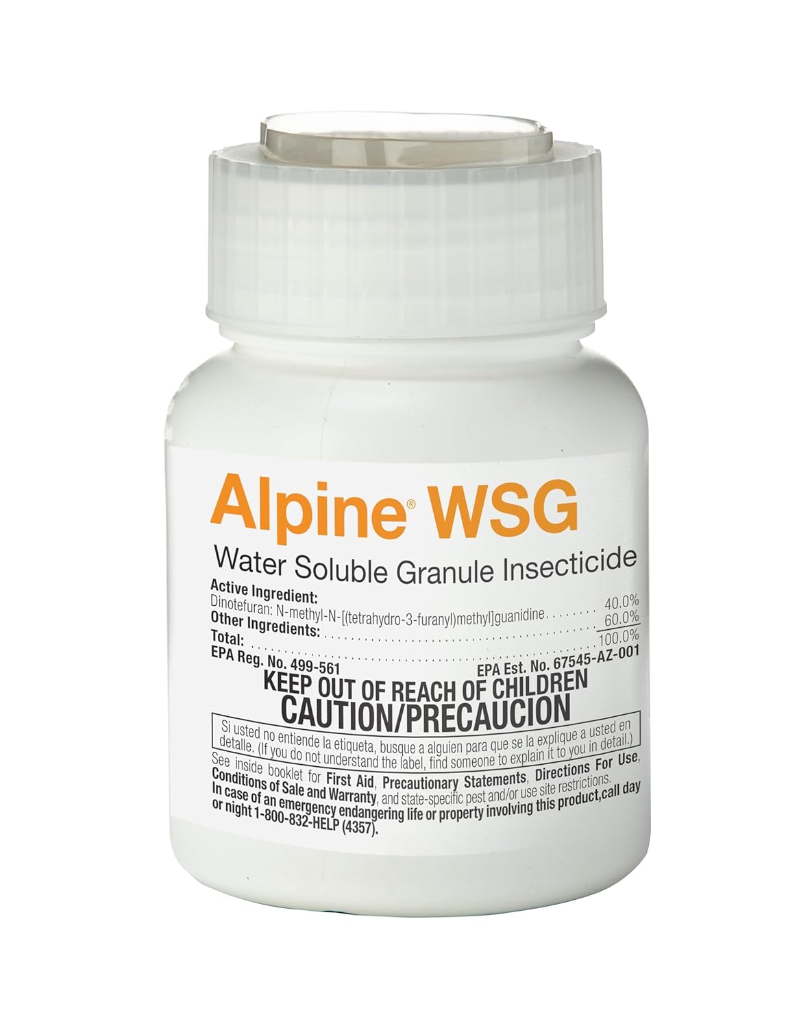 BASF Alpine WSG Water Soluble Granule Insecticide