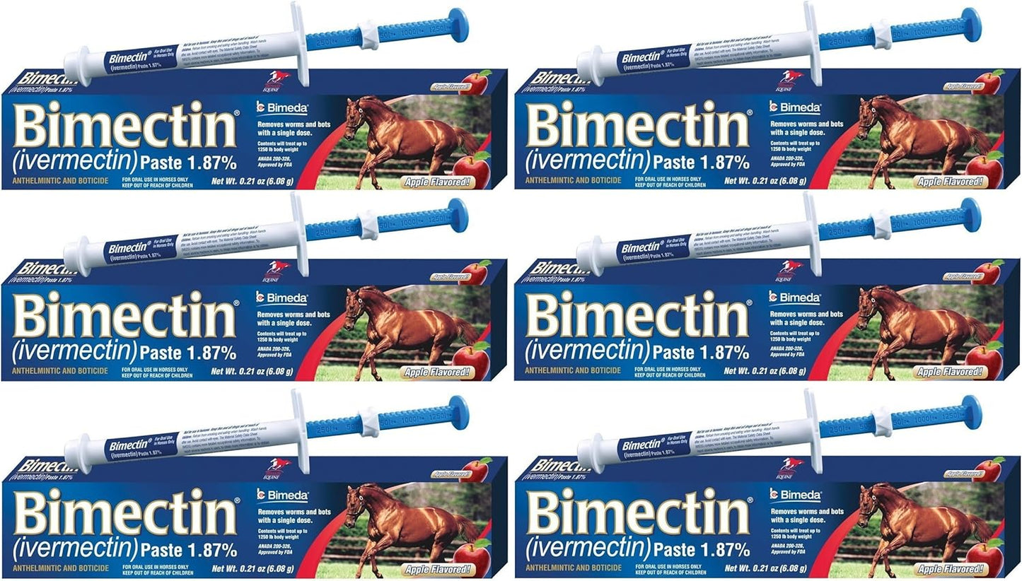 Ivermectin Paste Horse Dewormer 1.87% – 6 Doses, Home & Outdoor Store