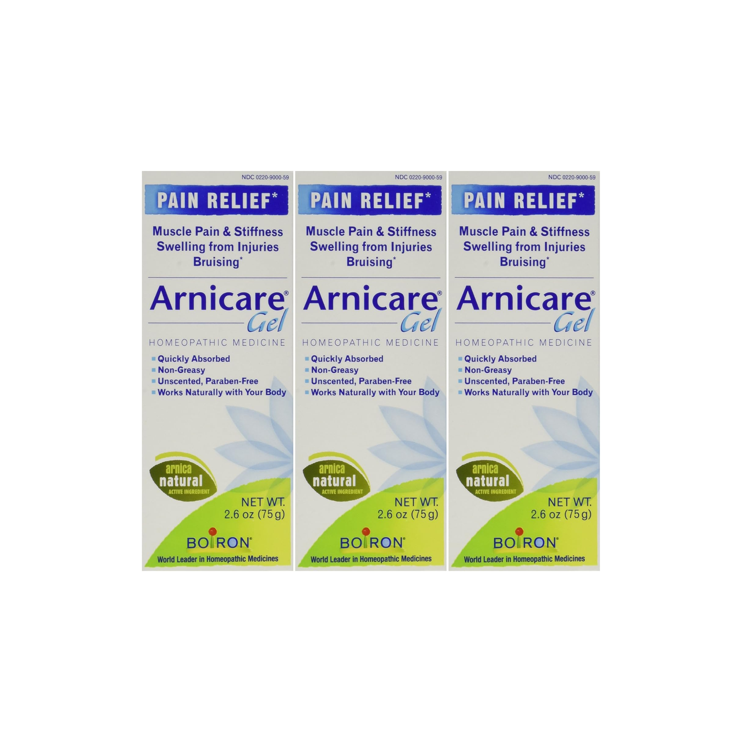 Boiron Arnicare Arnica Gel, 2.6 Ounce (Pack of 3)