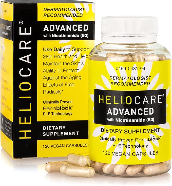 Heliocare Advanced Niacin B3 Supplement – 120 Vegan Capsules
