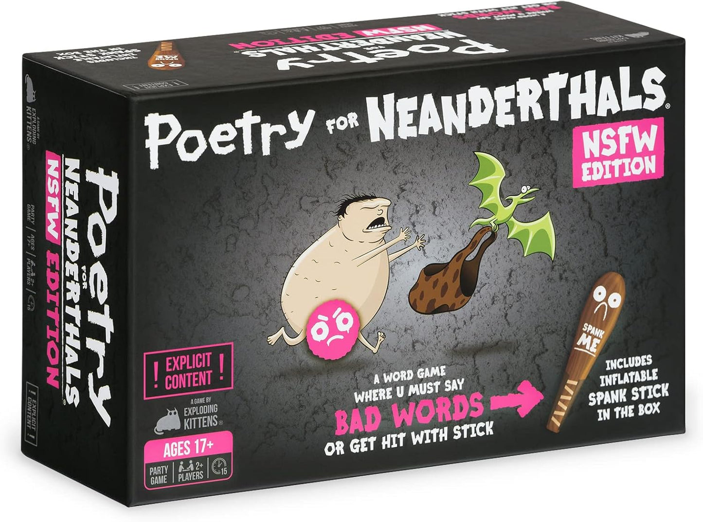 Poetry for Neanderthals: NSFW Edition by Exploding Kittens – Adult Party Game