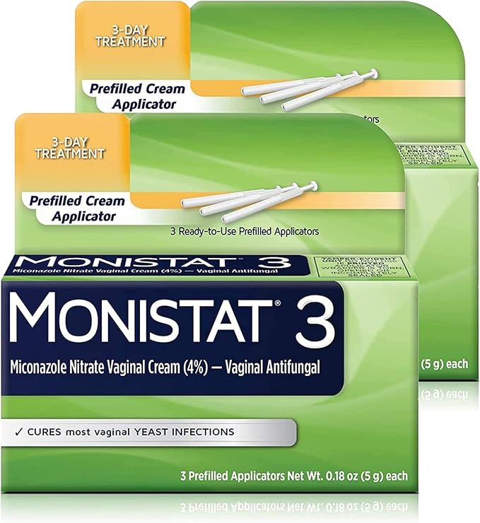 Monistat 3-Day Yeast Infection Treatment for Women – 2 Pack