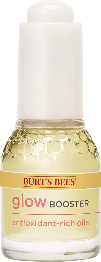 Burt's Bees Glow Booster Face Serum – 0.51 fl oz | Antioxidant-Rich Oils for Normal & Combination Skin