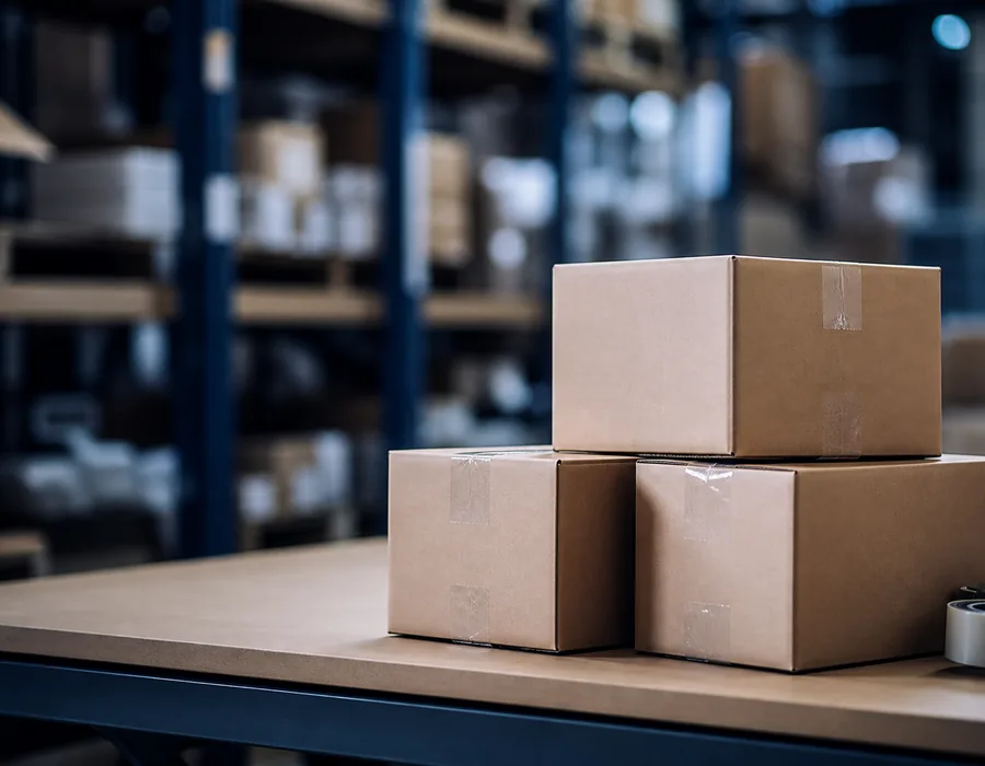 Wholesale boxes prepared for reseller orders