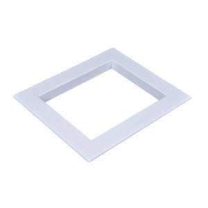 Oatey 38941 Quadtro Washing Machine Outlet Box Faceplate, No Hammer, High-Impact Polystyrene, Pack of 12
