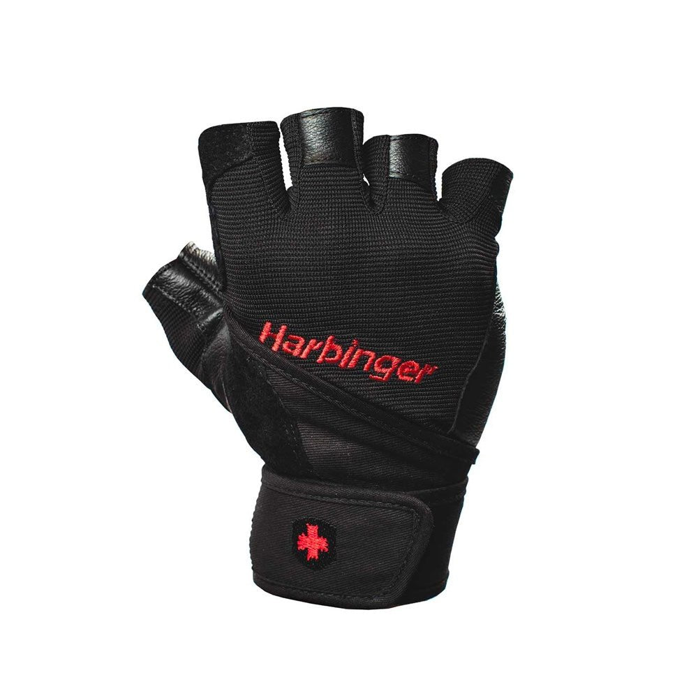 Pre Order - Harbinger Men's Pro Wristwrap Weightlifting Gloves - Extra Large