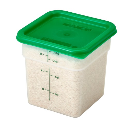 Cambro SFC2452 - Square Green Lid for 2 and 4 Qt. Storage Containers