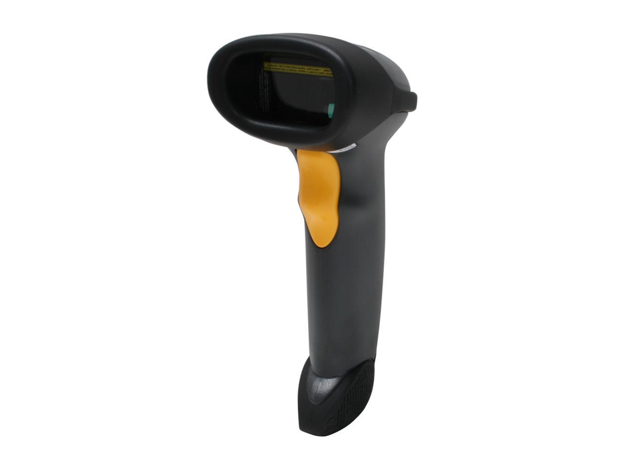 Zebra Symbol LS2208 Corded Handheld 1D Laser Barcode Scanner with Stand and USB Cable, Black