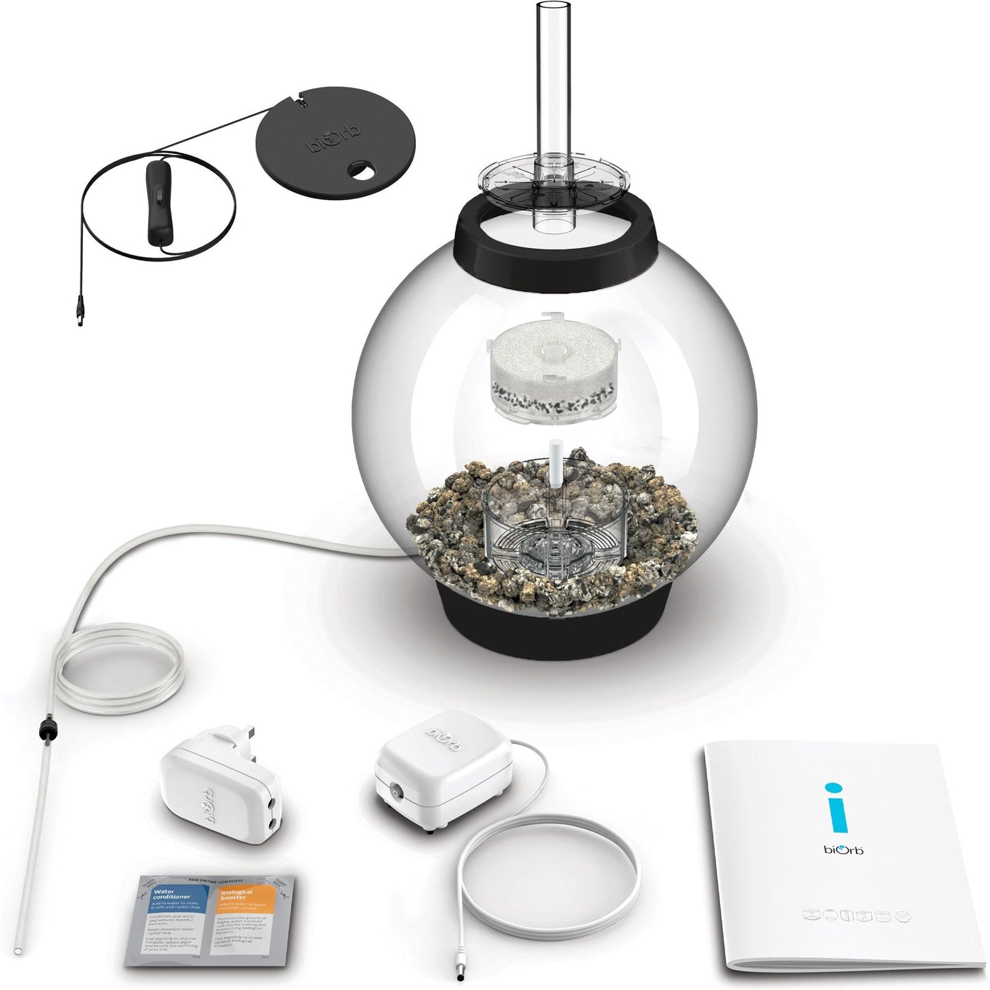 biOrb Classic LED Fish Aquarium (4-Gal) - Black