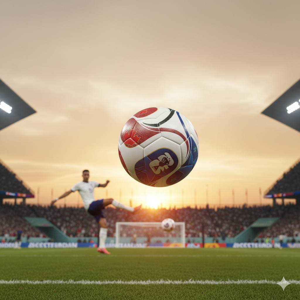 Official 2026 World Cup Football - Tri-Host Design