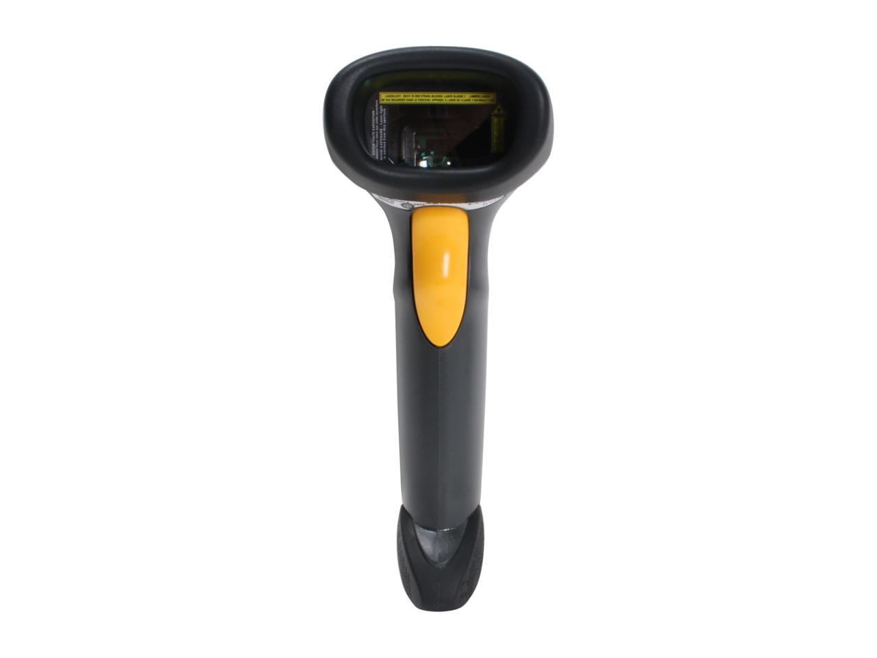 Zebra Symbol LS2208 Corded Handheld 1D Laser Barcode Scanner with Stand and USB Cable, Black