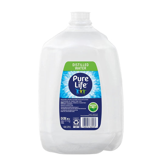 CAMEO Pure Life Distilled Water – 1 Gallon Bottles, Pack of 12 (Total 12 Gallons)