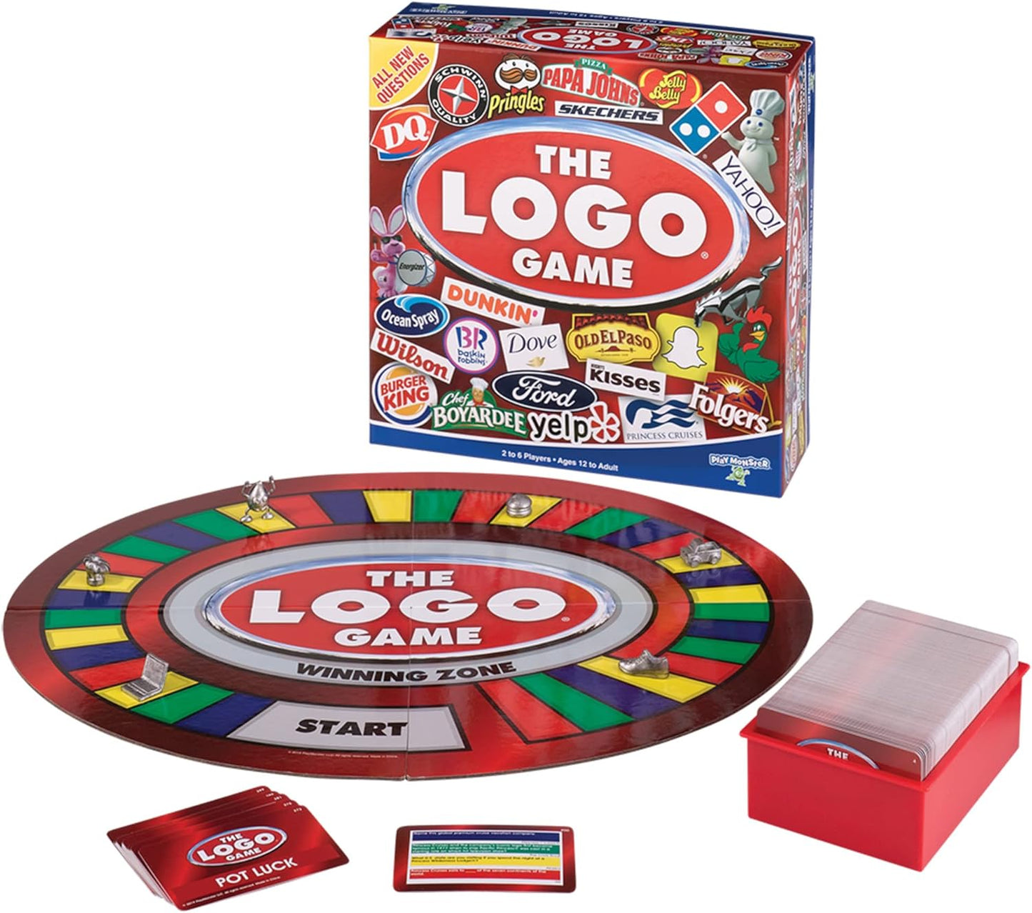 The Logo Game - A Fun Party Game Featuring Things You Know and Love! - Suitable for Ages 12+ - 2 to 6 Players