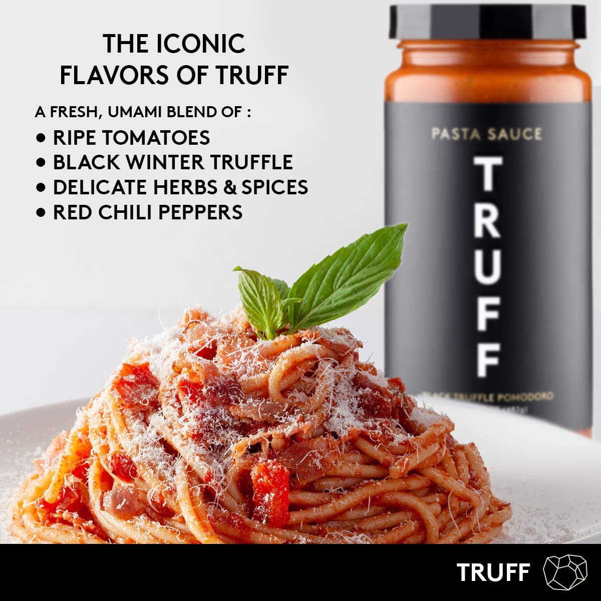 TRUFF Pomodoro Pasta Sauce with Black Truffle, 17 OZ