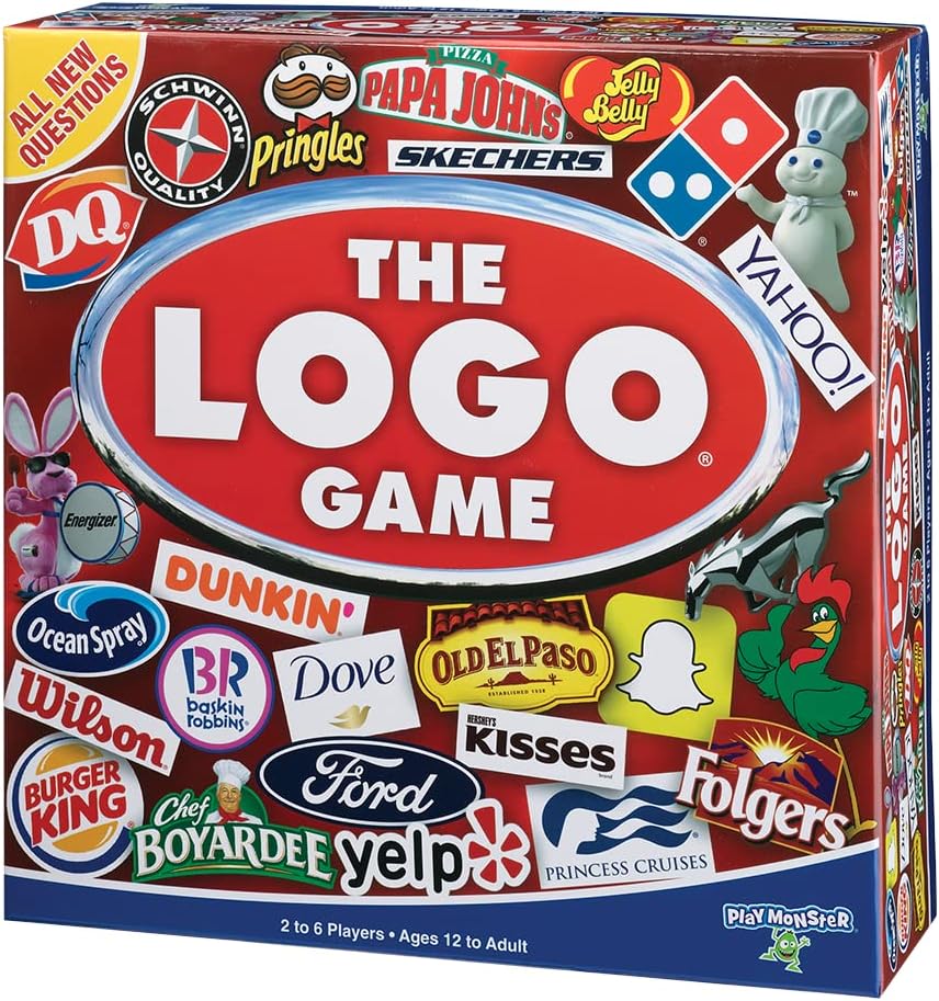 The Logo Game - A Fun Party Game Featuring Things You Know and Love! - Suitable for Ages 12+ - 2 to 6 Players