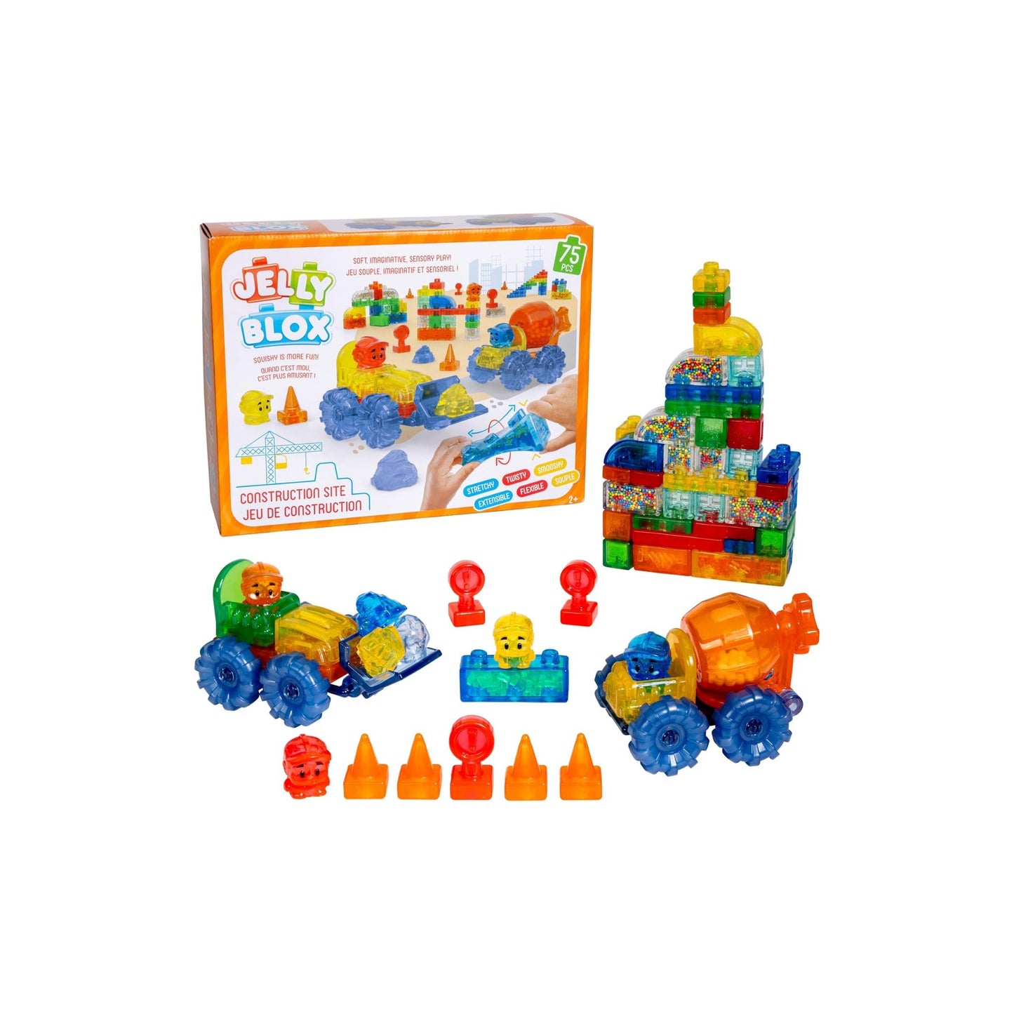 Jelly Blox Construction Site Set 75 Piece