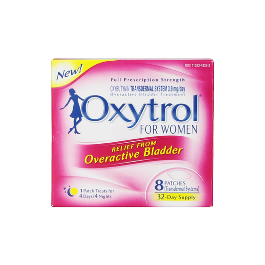 Oxytrol for Women Overactive Bladder Transdermal Patch, 8 Count
