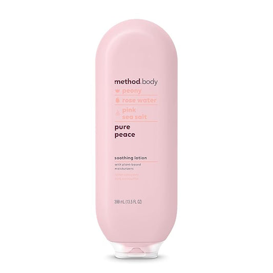 Method Daily Lotion – Pure Peace, Plant-Based Moisturizer, 13.5 fl oz (Pack of 1)