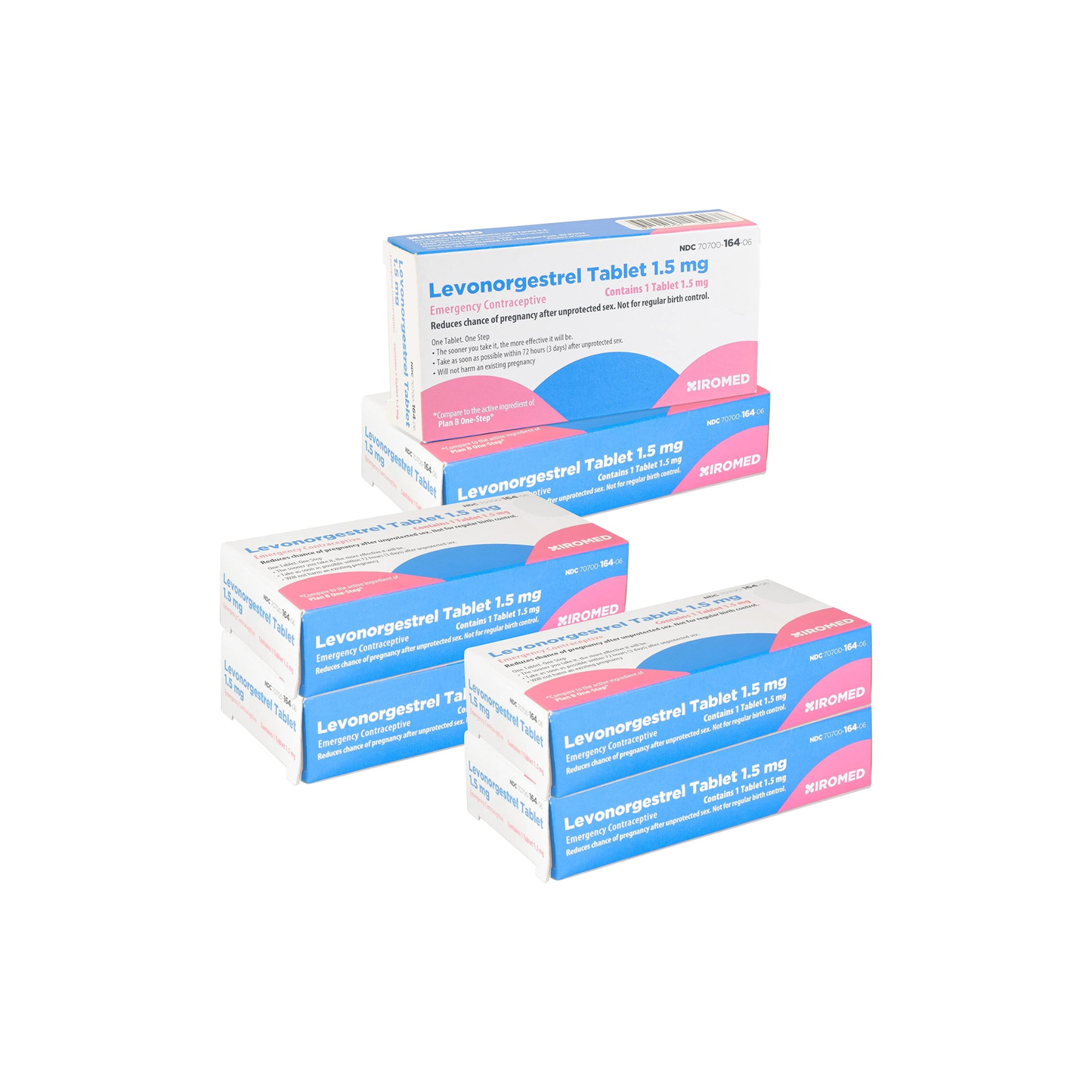 Xiromed Emergency Contraceptive Pill for Women (6 Pack)