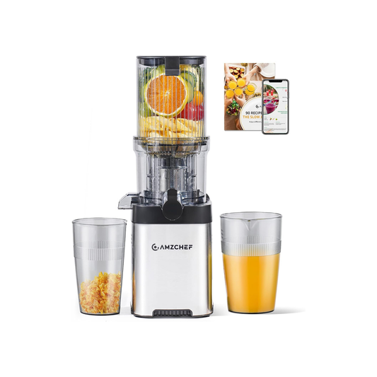 AMZCHEF Cold Press Juicer, Juicers Machines